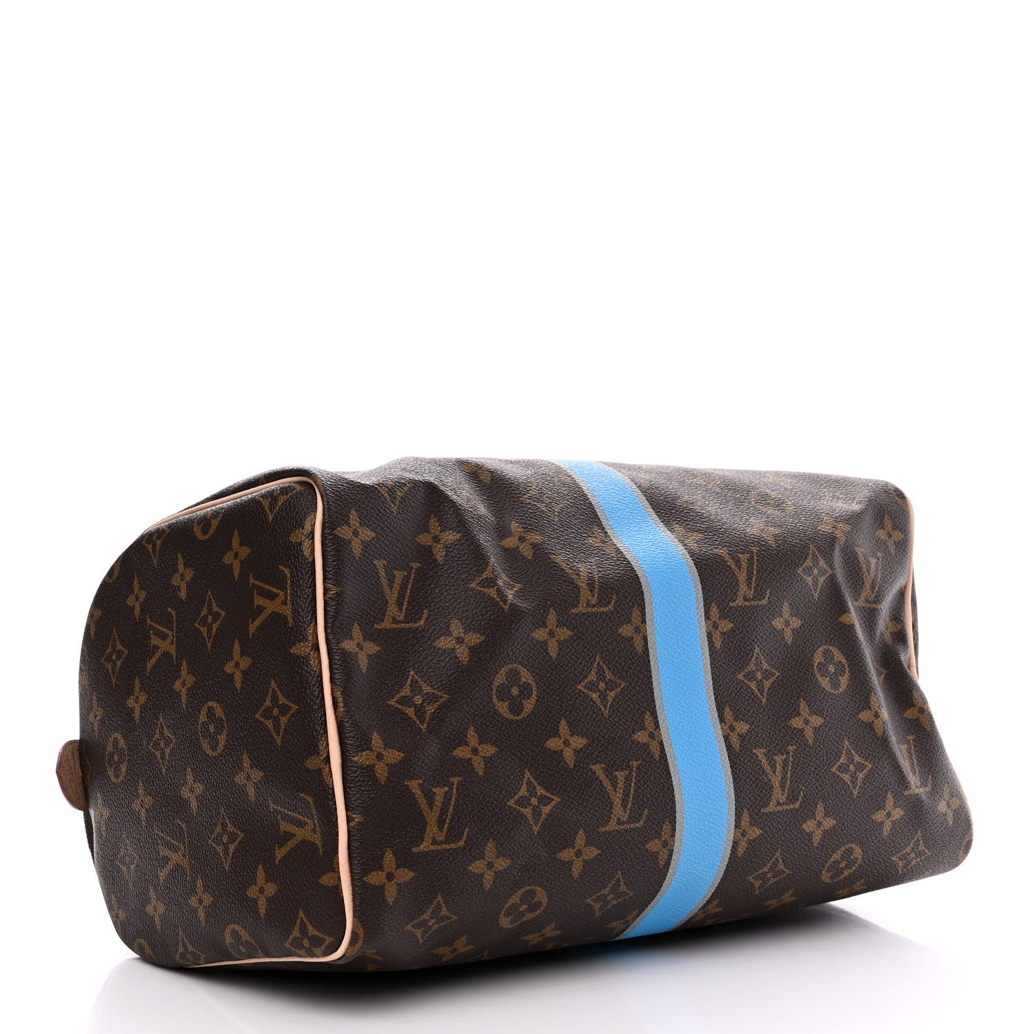 Louis Vuitton Monogram My LV Heritage Speedy Bandouliere 30 Blue Grey 4 of 14