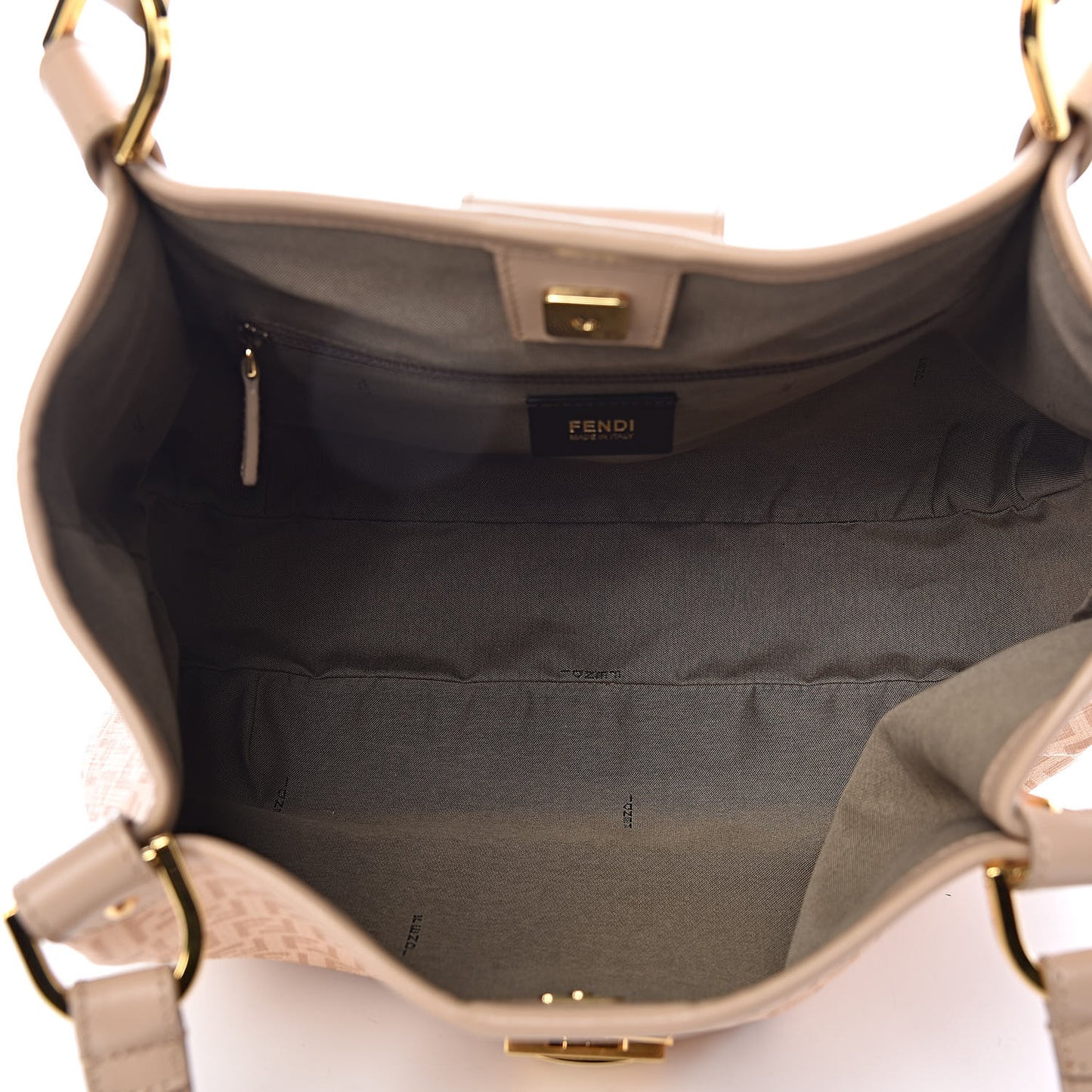 Zucchino Spalmati Vitello Chiusura Shoulder Bag Vacchetta Camelia