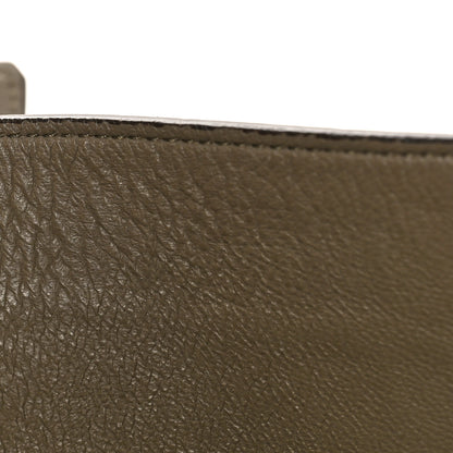 Celine Crocodile Embossed Nubuck Medium Phantom Luggage Beige 10 of 11