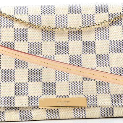 Louis Vuitton Damier Azur Favorite MM 7 of 10