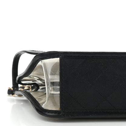 Chanel Lambskin PVC Medium Coco Sand Flap Black 9 of 10