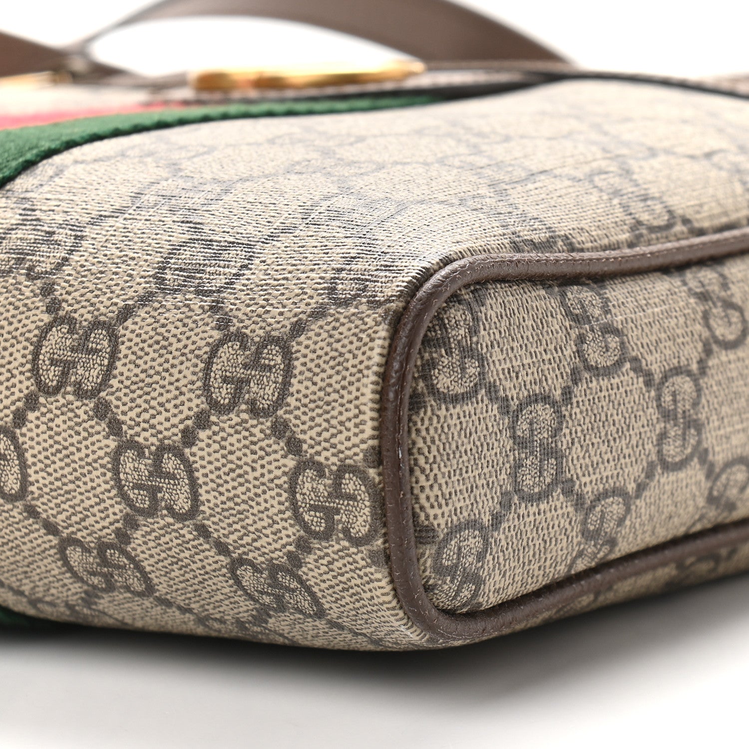 Gucci GG Supreme Monogram Web Small Ophidia Messenger Bag Brown 9 of 9