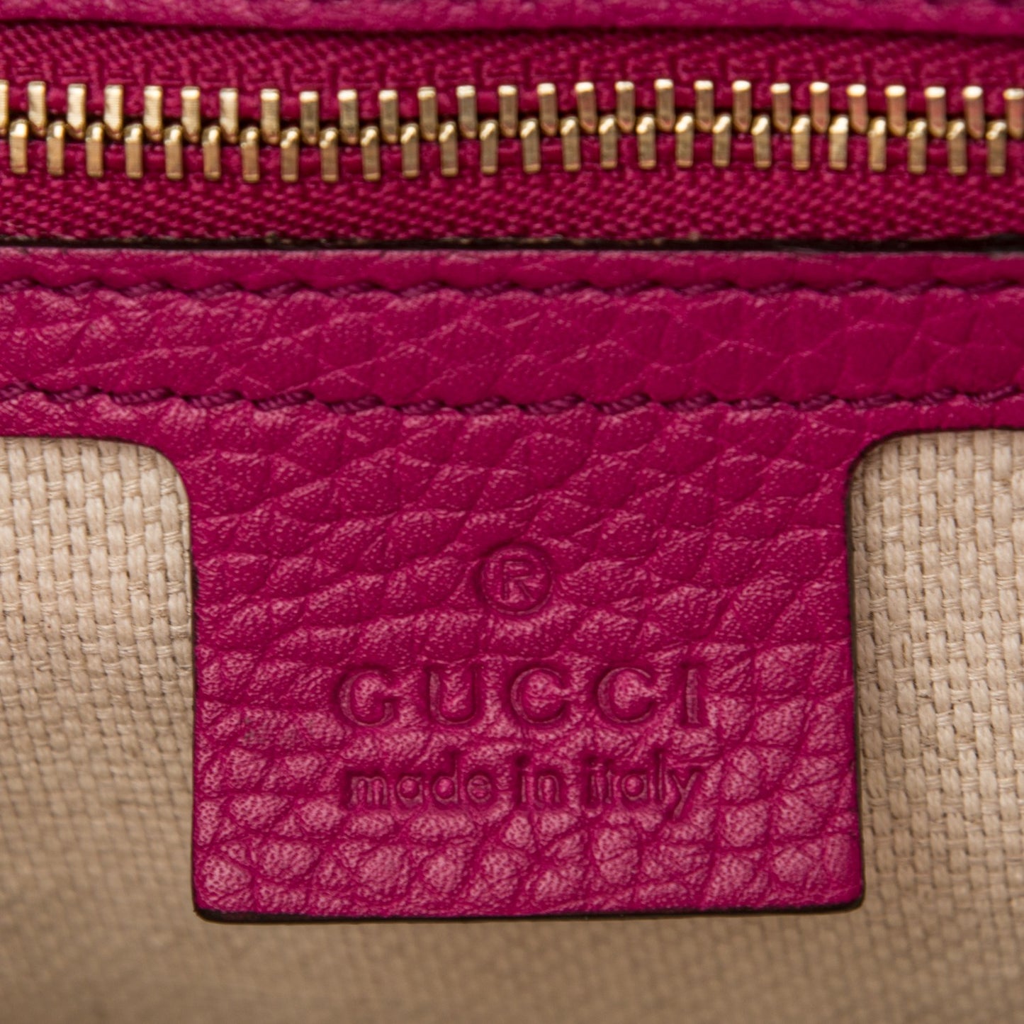 Cellarius Calfskin Medium Soho Flap Crossbody Bright Bouganville