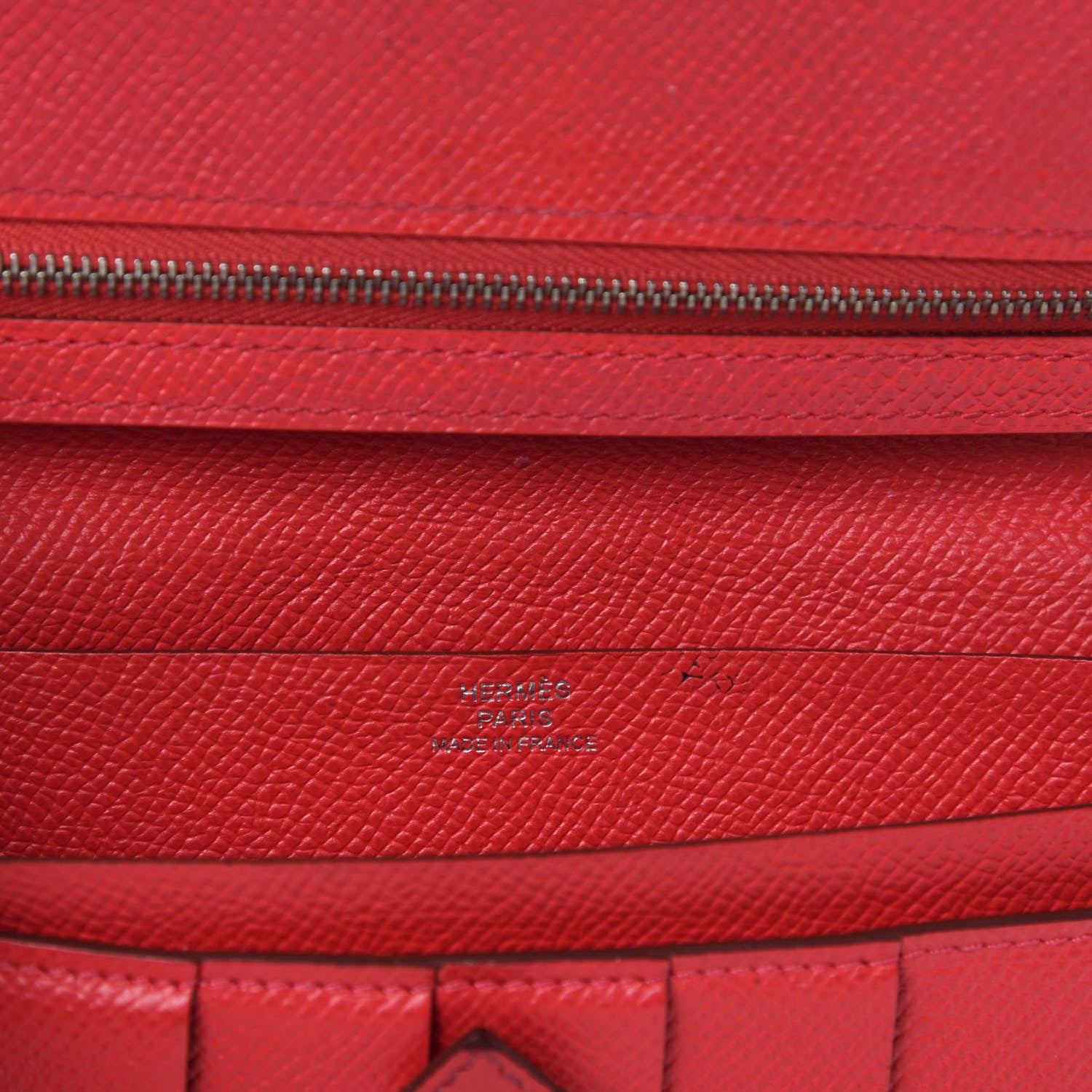 Hermes Epsom Bearn Gusset Wallet Bougainvillea 10 of 10