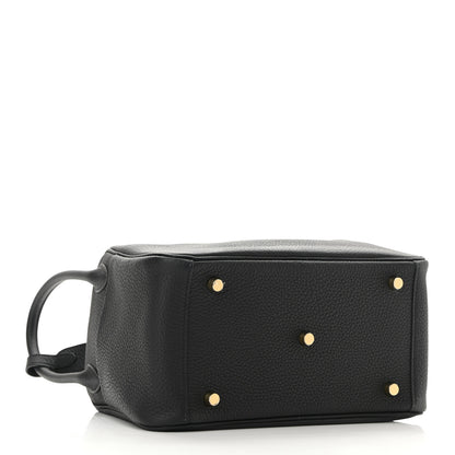 Hermes Taurillon Clemence Lindy 26 Black 4 of 10