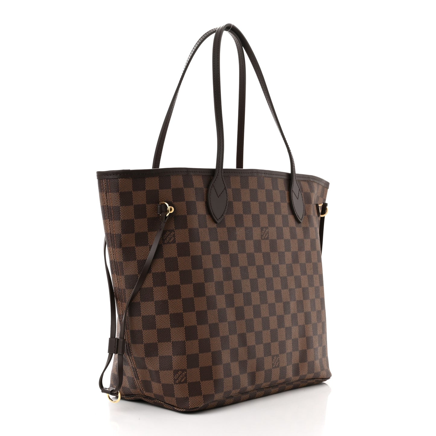 Damier Ebene Neo Neverfull MM Rose Ballerine