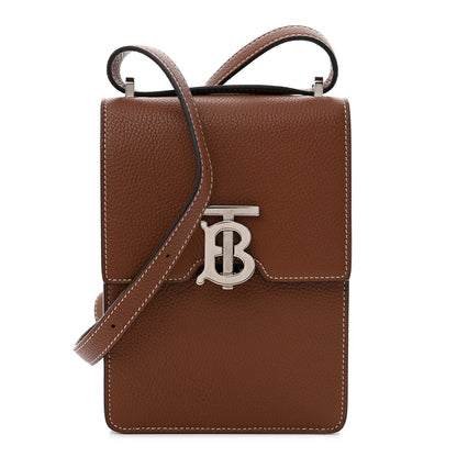 Burberry Grainy Calfskin TB Robin Bag Tan 1 of 8