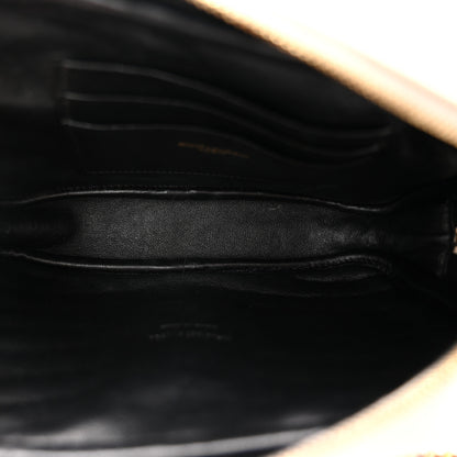 Saint Laurent Grain De Poudre Matelasse Monogram Mini Lou Camera Bag Crema Soft 5 of 10