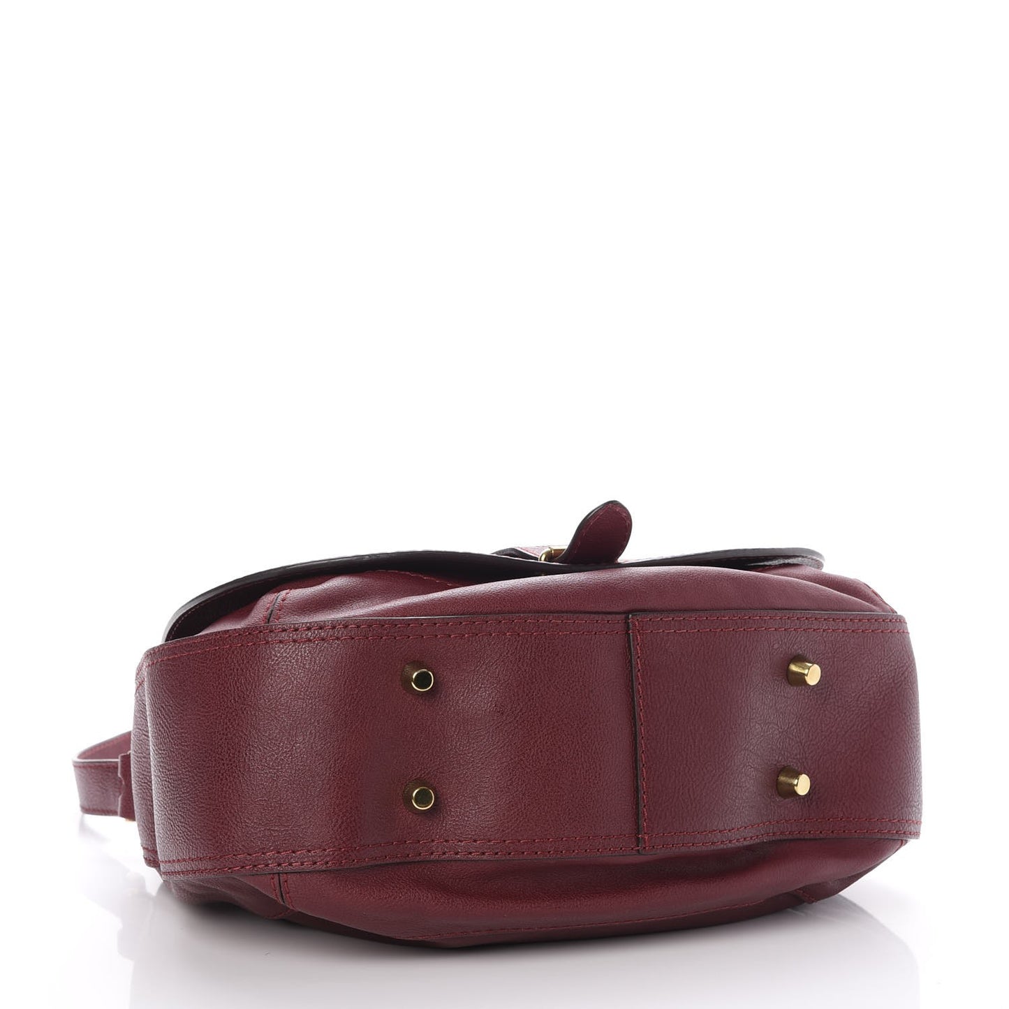 Calfskin Georgia Hobo Burgundy