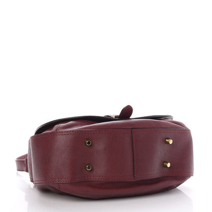 Chloe Calfskin Georgia Hobo Burgundy 4 of 8