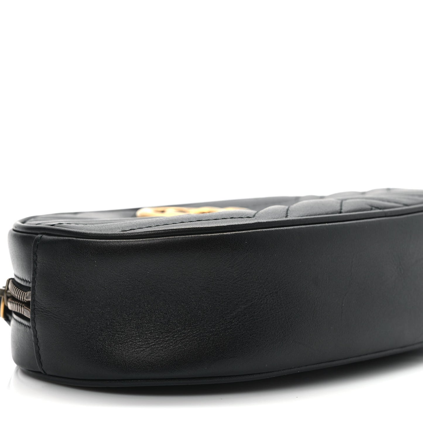 Calfskin Matelasse GG Marmont Belt Bag 75 30 Black