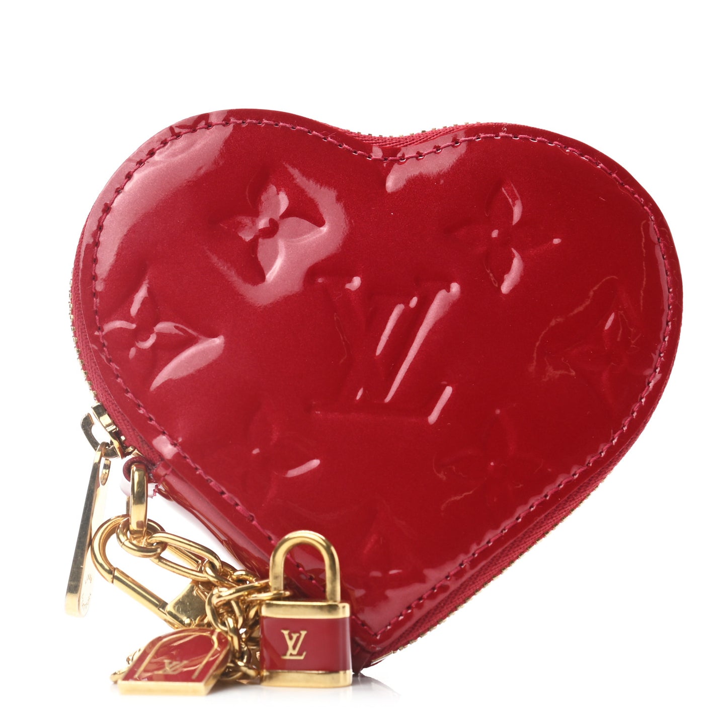 Vernis Coeur Heart Coin Purse Pomme D'Amour