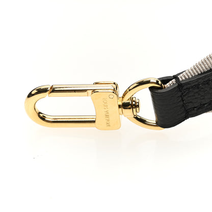 Louis Vuitton Jacquard Diane Shoulder Strap Black Ivory 3 of 3