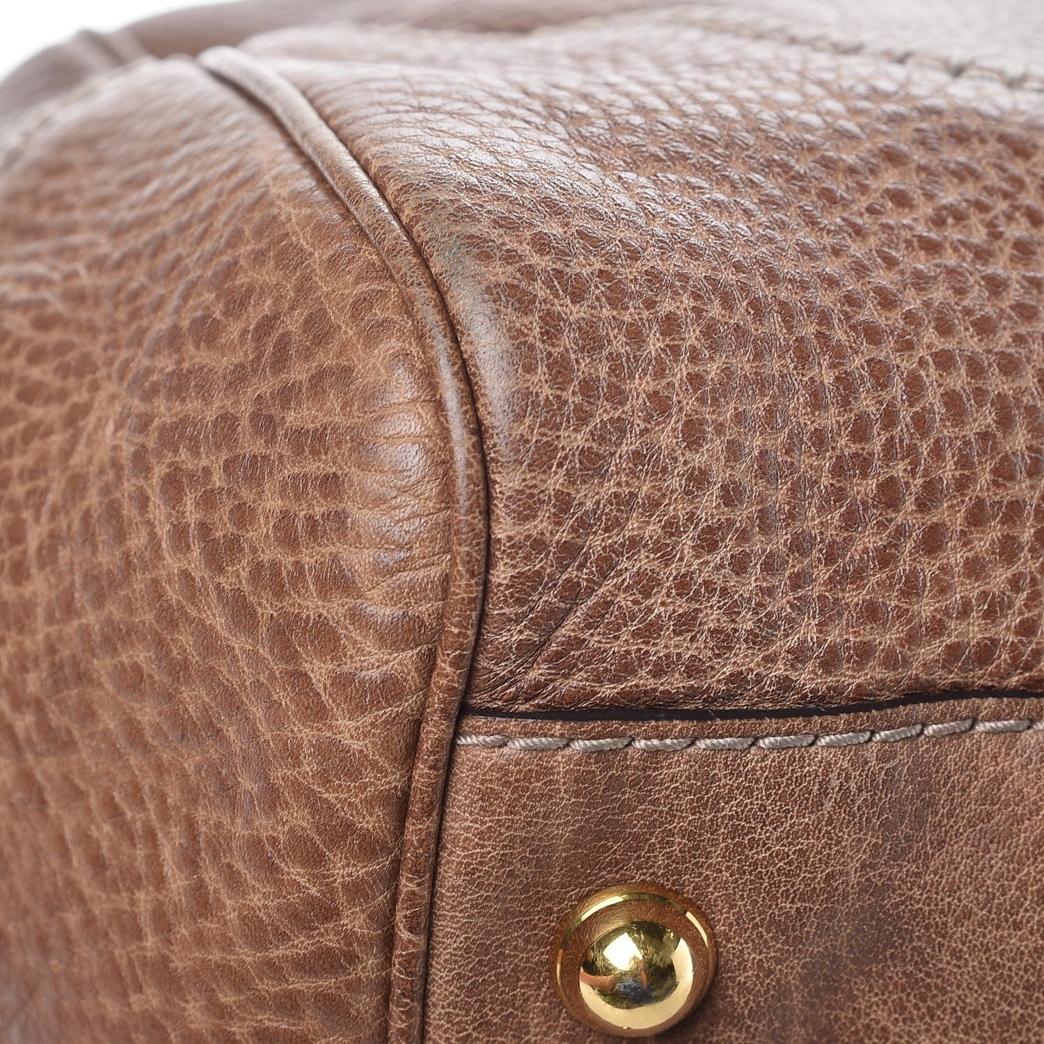 Gucci Calfskin Large New Pelham Shoulder Bag Brown 12 of 18