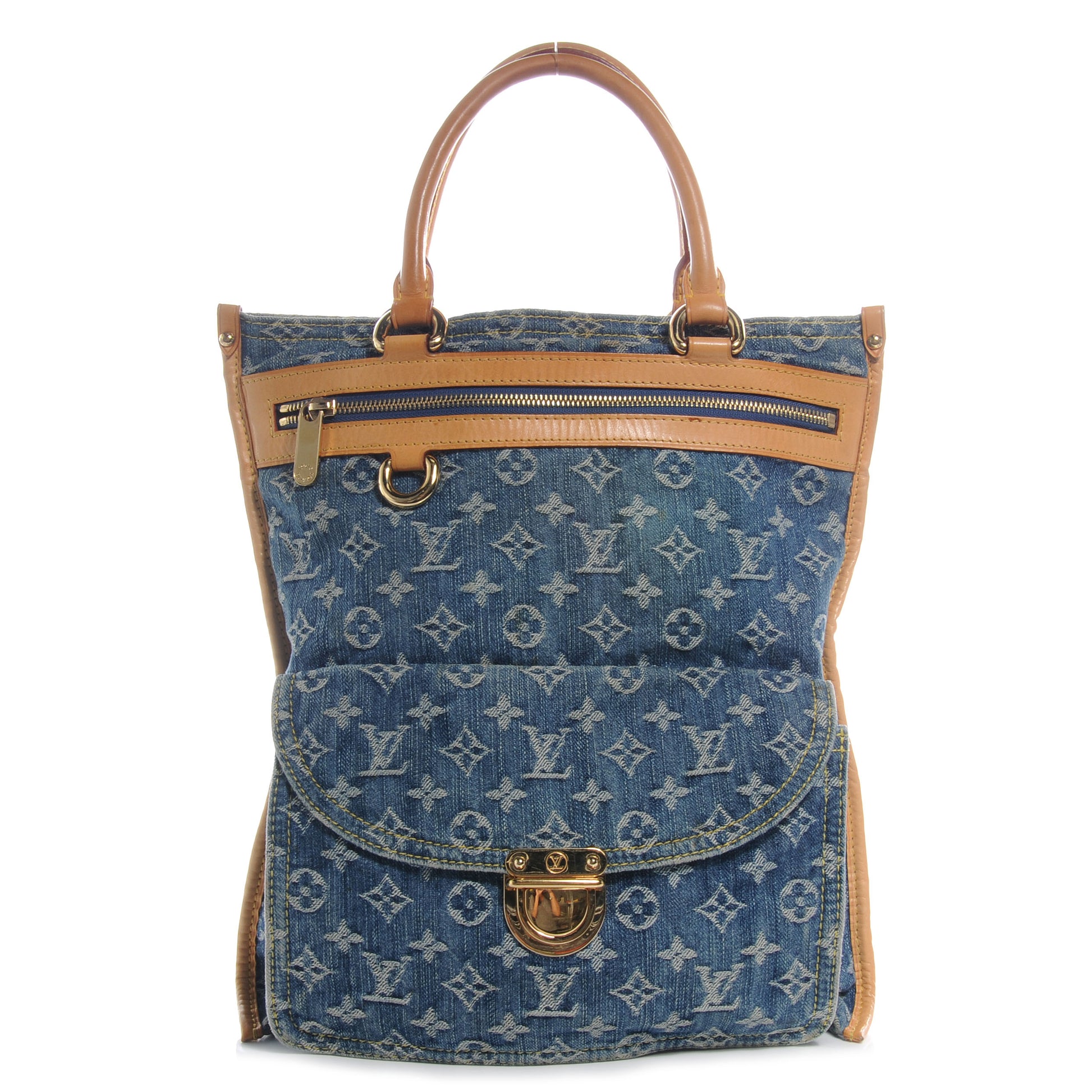 Louis Vuitton Denim Sac Plat 1 of 7
