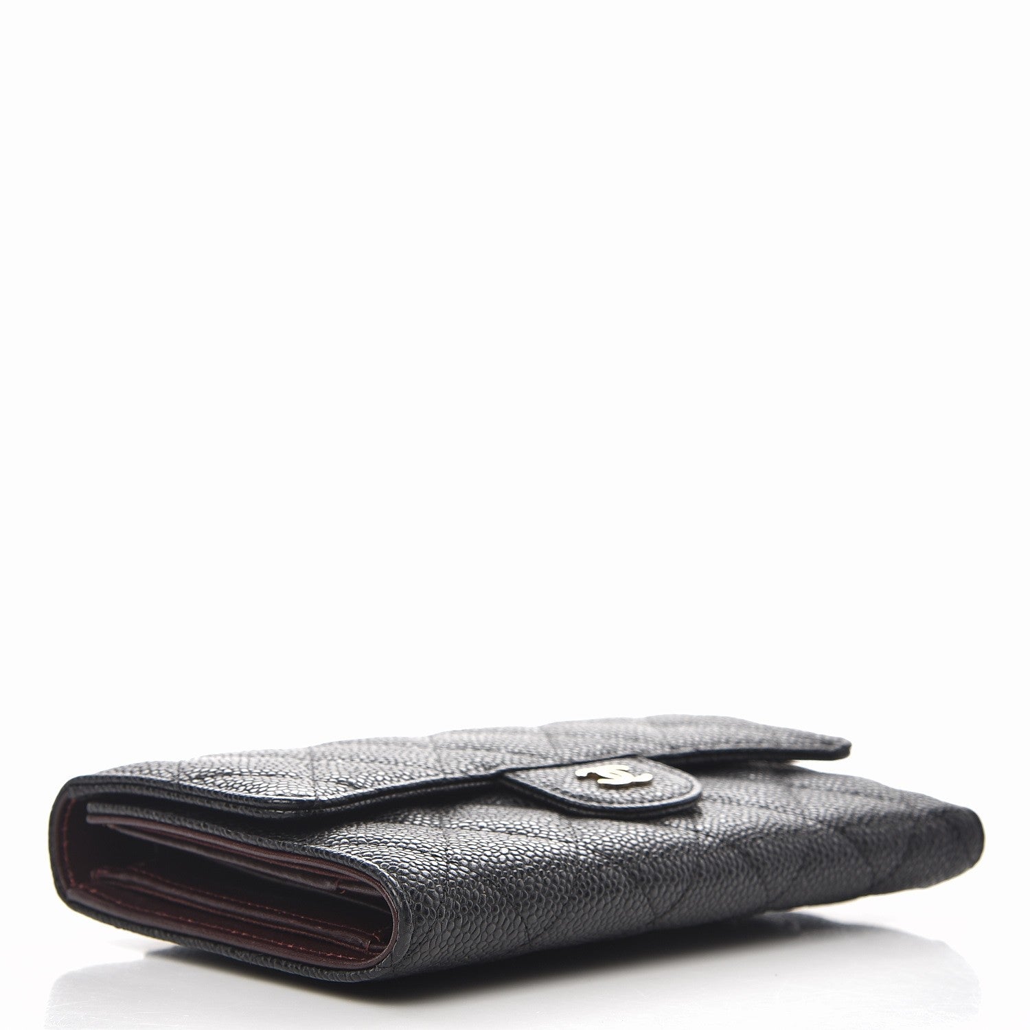Chanel Caviar Quilted Large Flap Wallet Black 4 of 9
