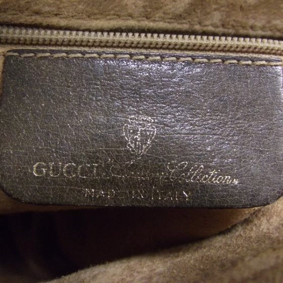 Gucci Monogram Pleated Shoulder Bag 7 of 9