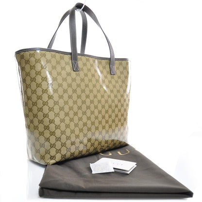 Gucci Crystal Monogram Large Tote Testa di Moro 3 of 9