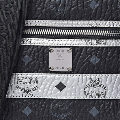 MCM Visetos Spot Crossbody Bag Black 7 of 11