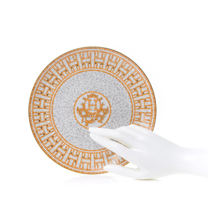 Hermes Porcelain Mosaique au 24 Dessert Plate Set of 2 2 of 7
