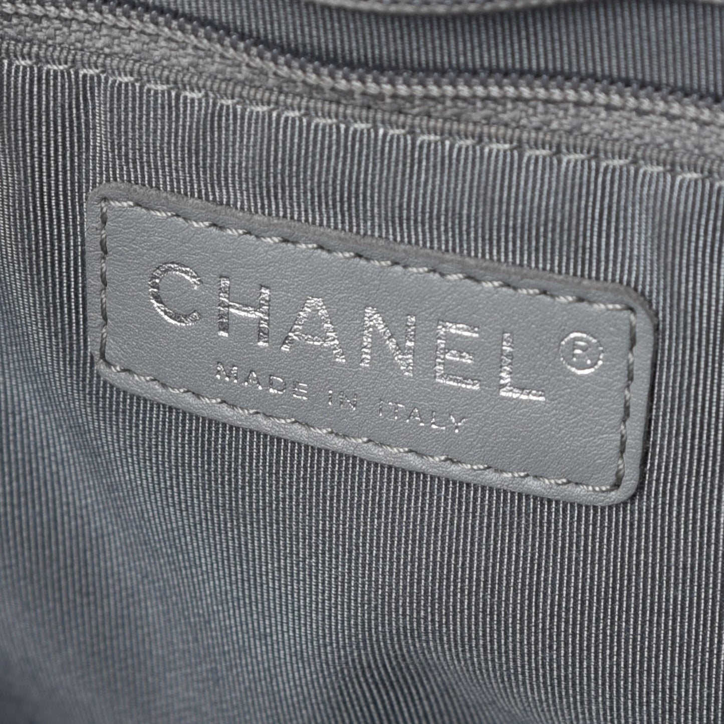 Calfskin Large Trianon Tote Grey