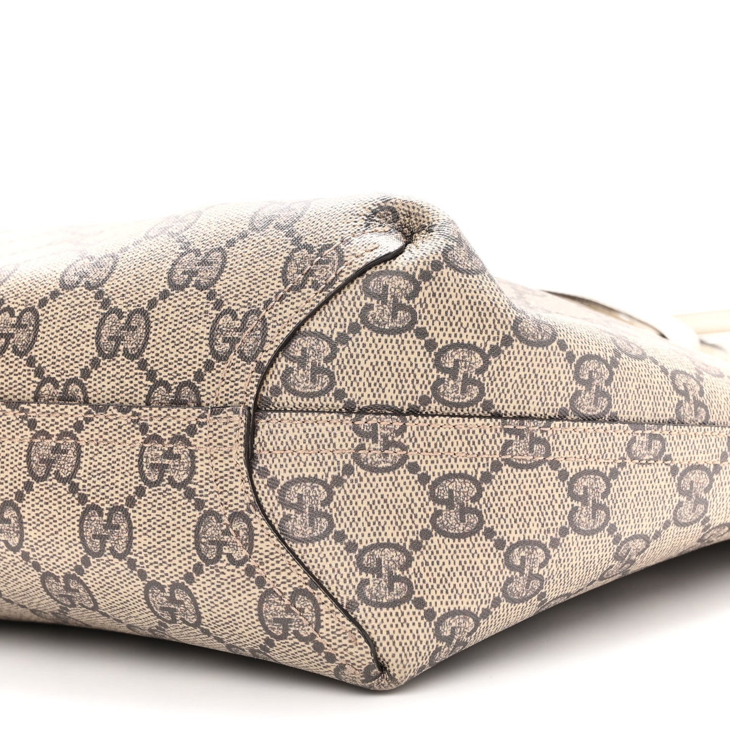 GG Supreme Monogram Small Reversible Tote Beige White