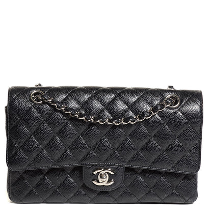 Chanel Caviar Quilted Medium Double Flap Black 1 of 10