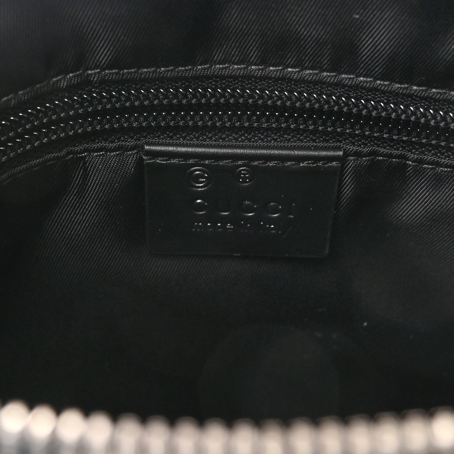 Gucci Techno Canvas Selleria Calfskin Web Small Flat Messenger Bag Black 6 of 9