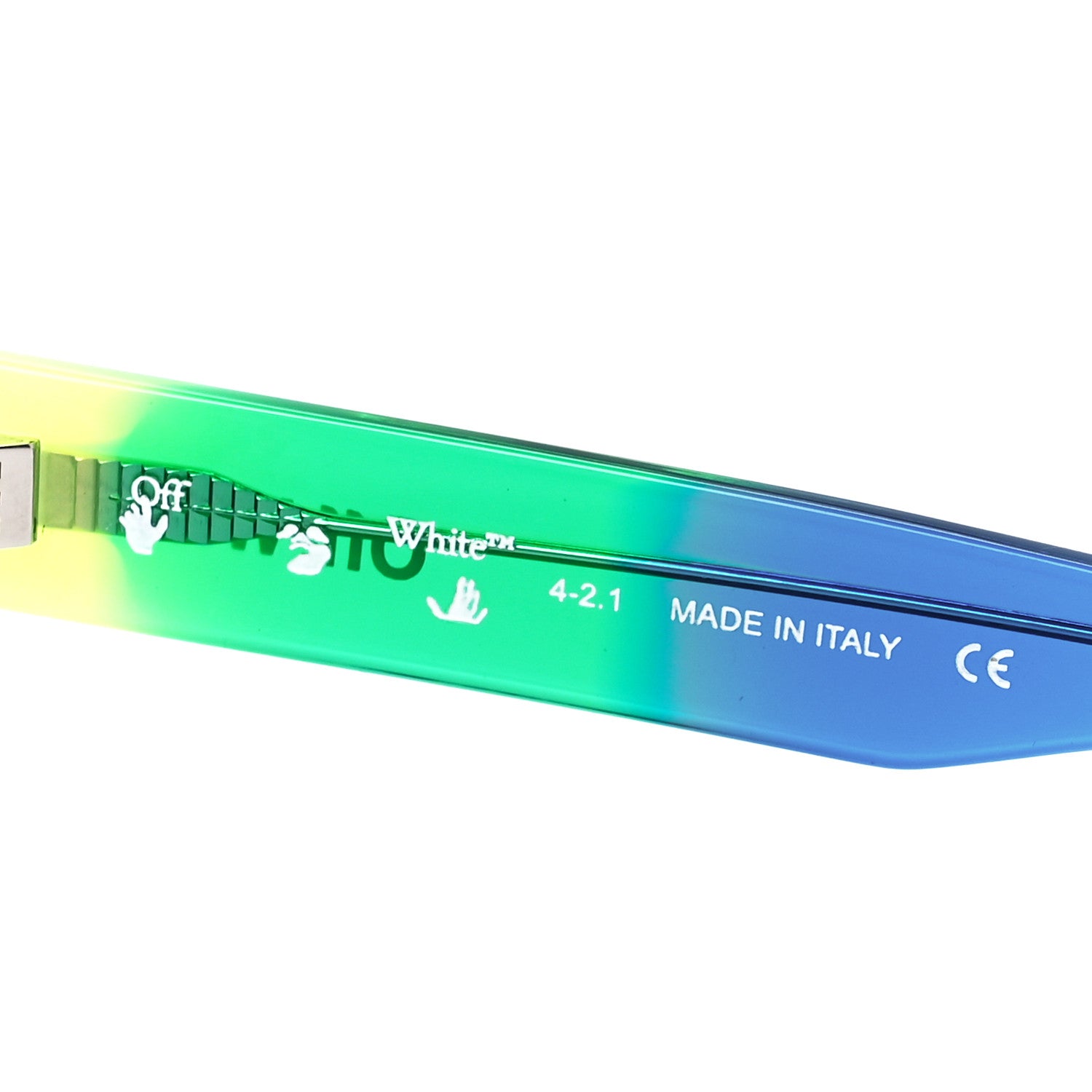 Off-White Nassau Sunglasses Transparent Rainbow 6 of 8