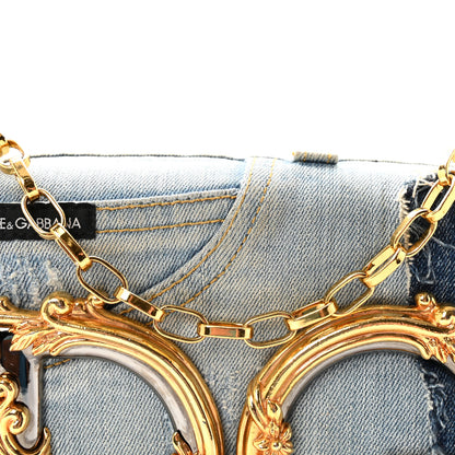 Dolce & Gabbana Denim DG Girls Shoulder Bag Blue 7 of 9