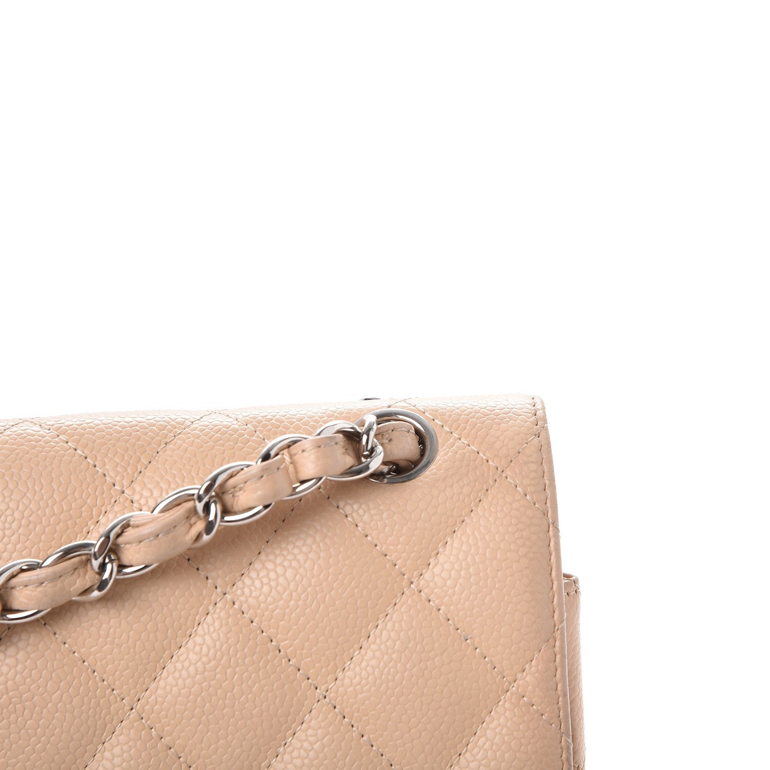 Chanel Caviar Quilted Jumbo Double Flap Beige Clair 8 of 13