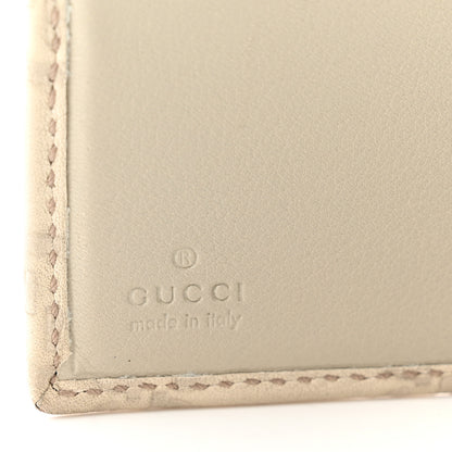 Gucci Guccissima D Ring Compact Wallet Off White 6 of 11