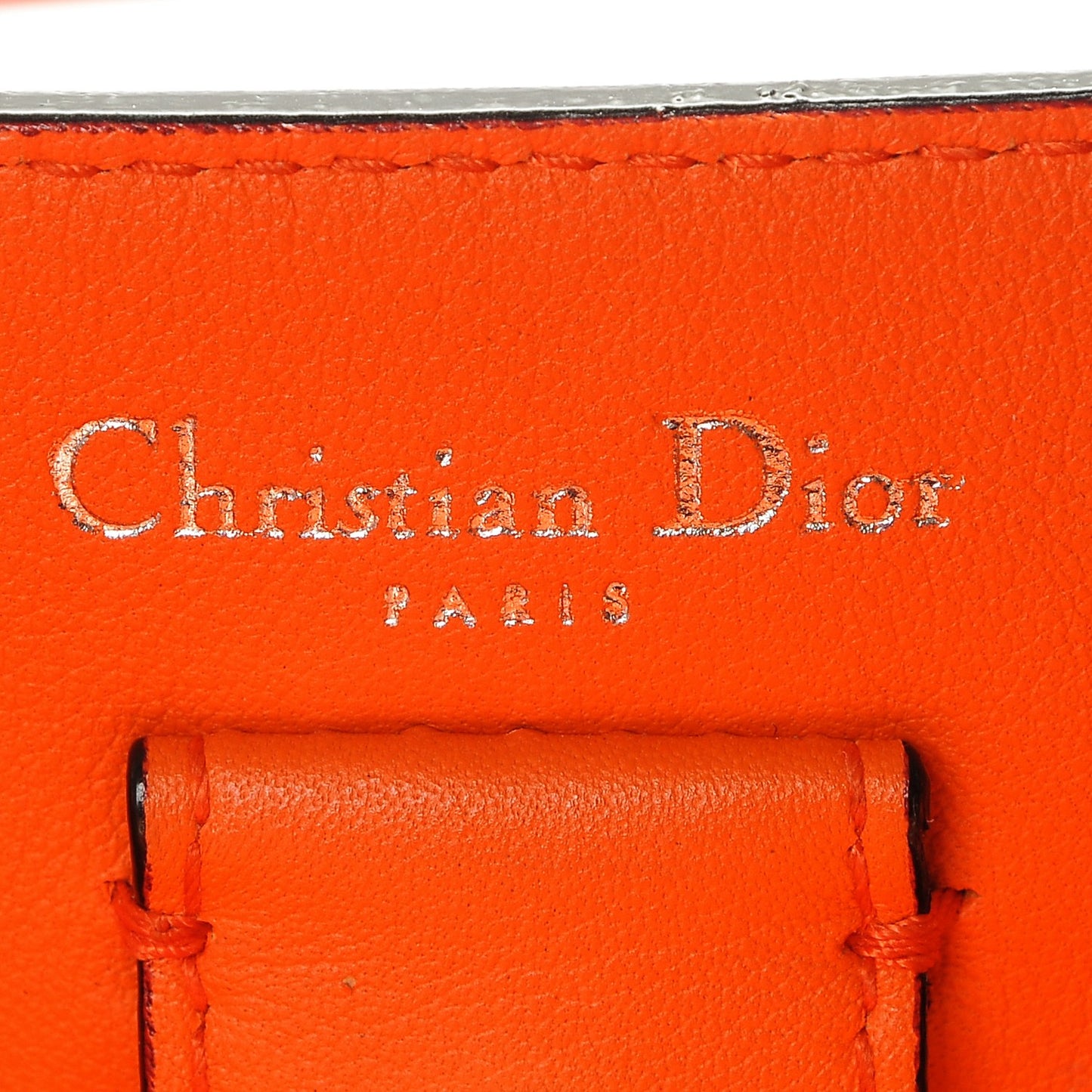 Calfskin Tri-Color Mini Diorissimo Tote Parme Sand