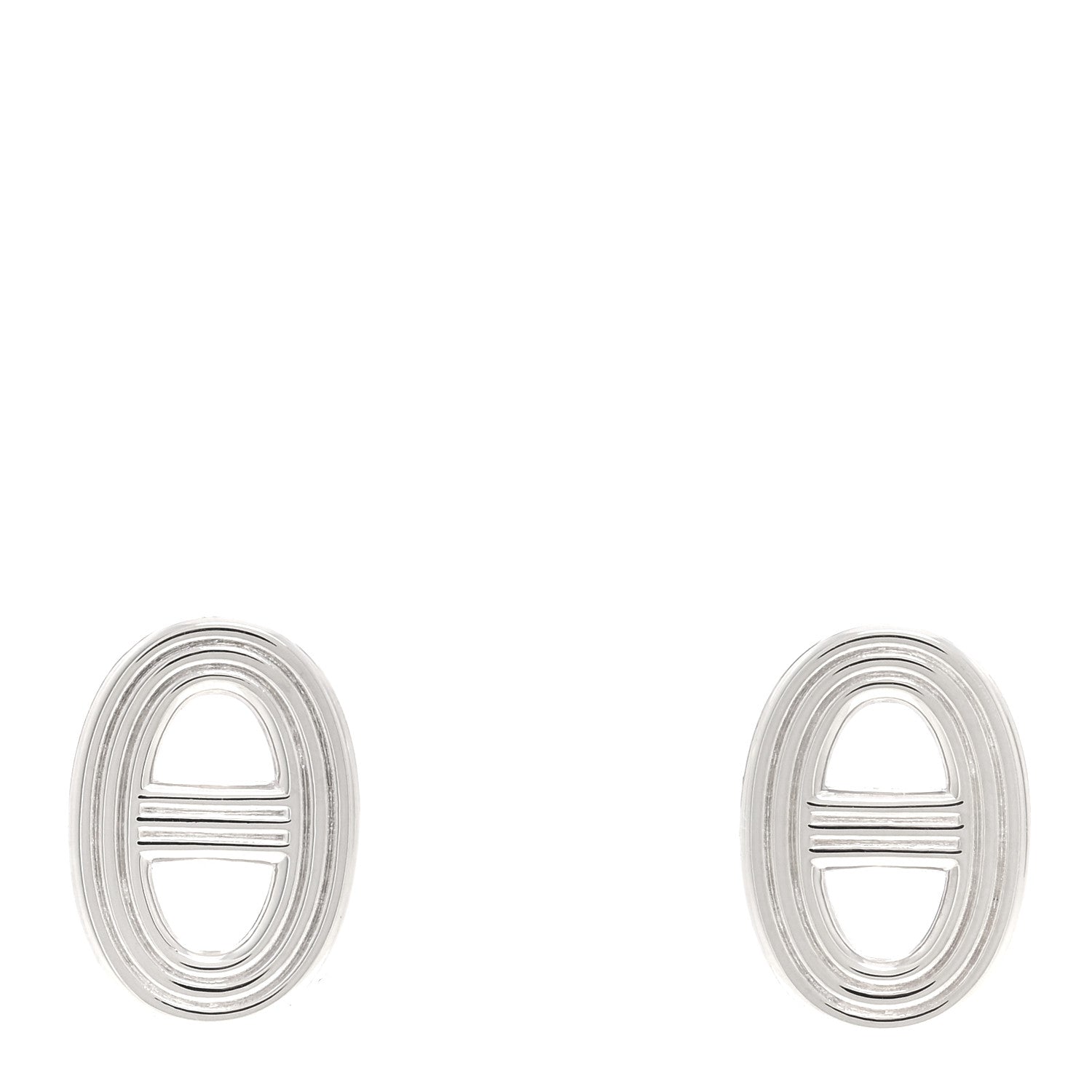 Hermes Sterling Silver Farandole Earrings 1 of 5