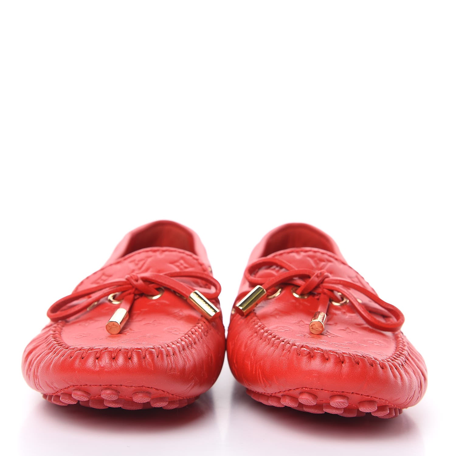 Louis Vuitton Empreinte Gloria Loafers 37 Rouge 2 of 9