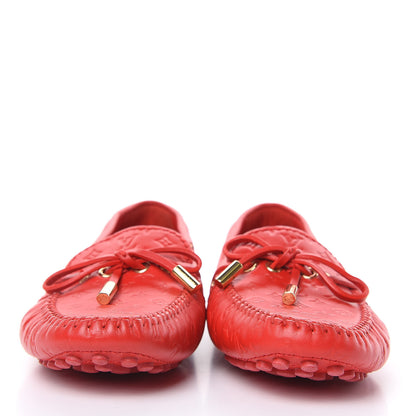 Louis Vuitton Empreinte Gloria Loafers 37 Rouge 2 of 9