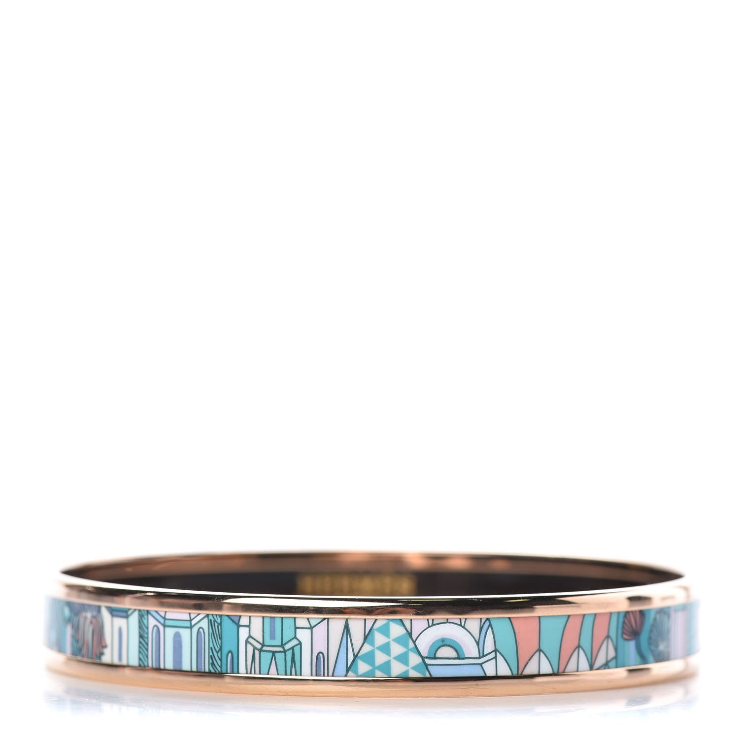 Hermes Enamel Printed Narrow Bracelet 65 1 of 6
