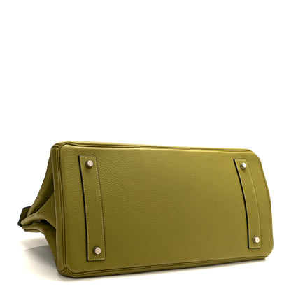 Hermes Taurillon Clemence JPG Birkin 42 Chartreuse 3 of 9