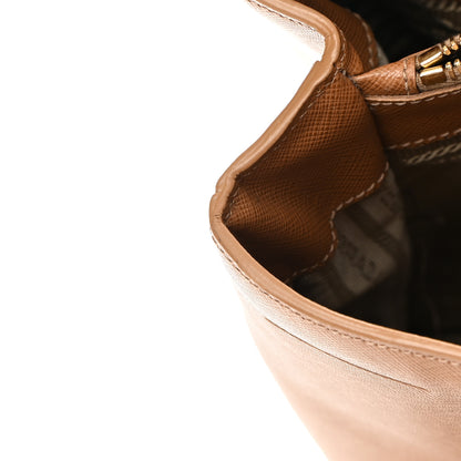 Prada Saffiano Lux Medium Tote Caramel 14 of 18