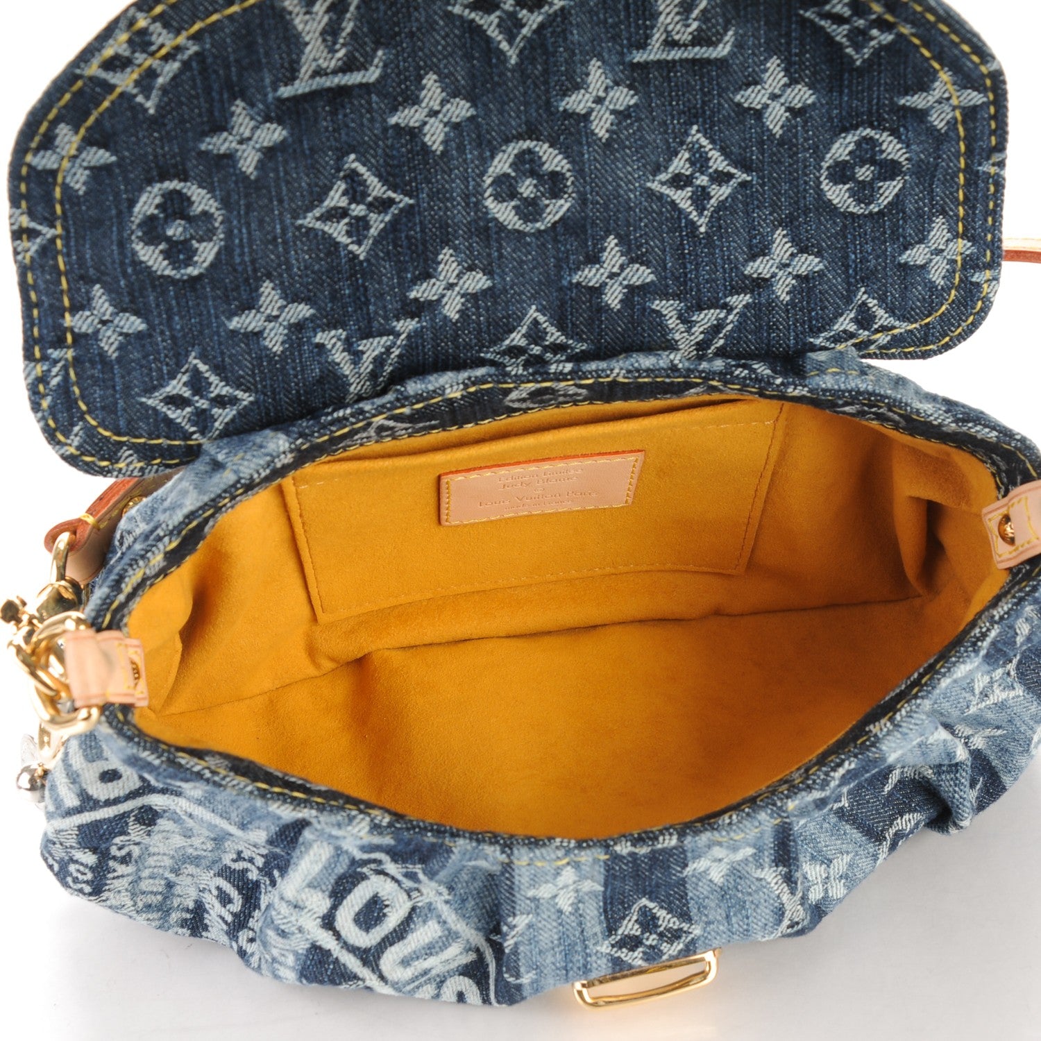 Louis Vuitton Denim Raye Judy Blame Mini Pleaty 5 of 7