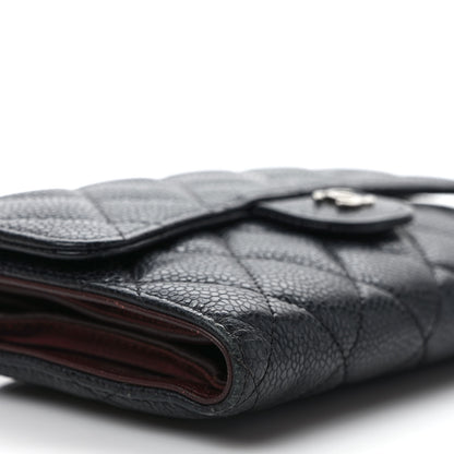 Chanel Caviar Quilted Large Flap Wallet Black 7 of 10