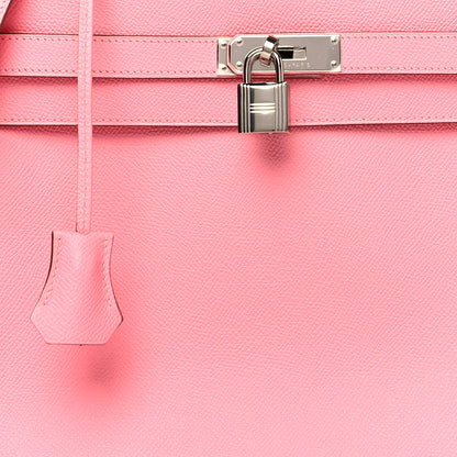 Hermes Epsom Kelly Retourne 32 Rose Confetti 8 of 10