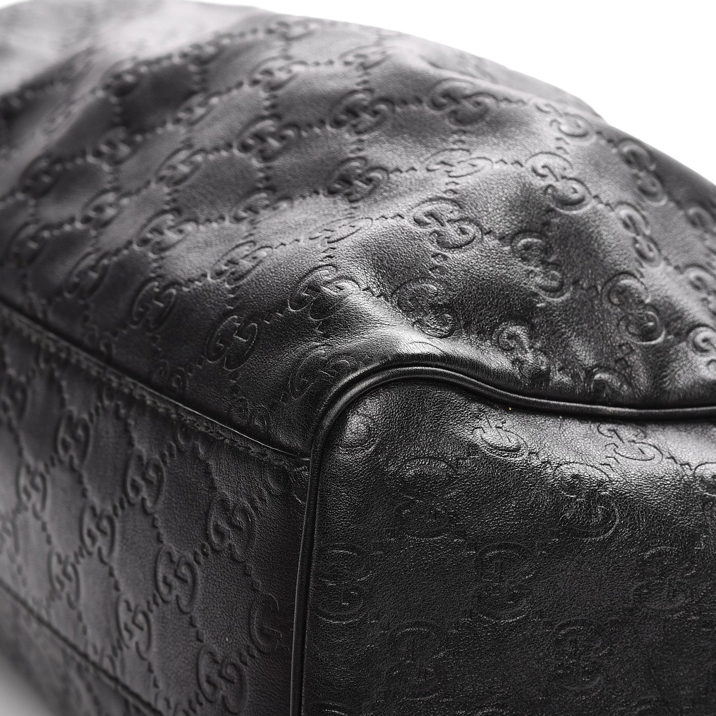 Guccissima Medium Sukey Tote Black