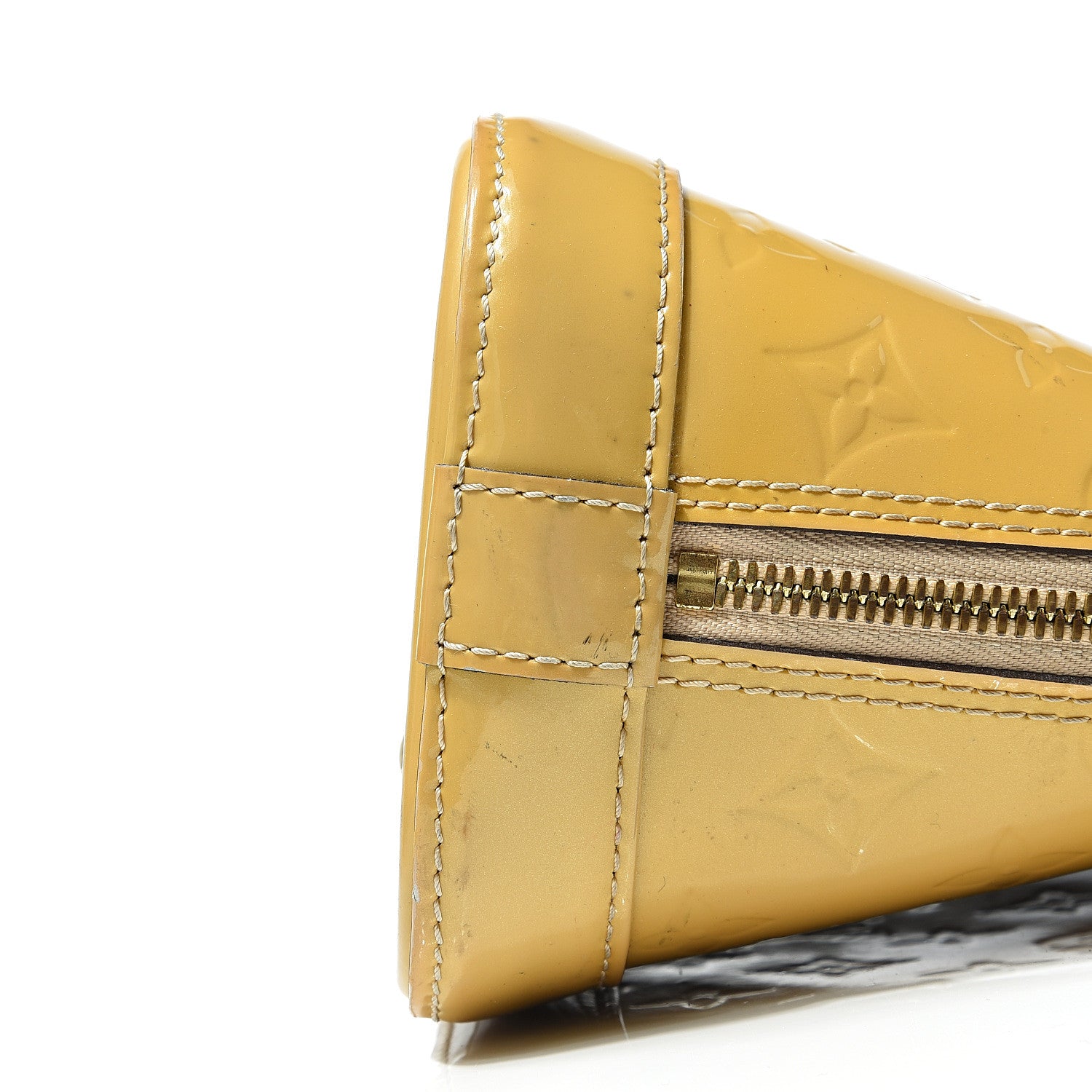 Louis Vuitton Vernis Alma BB Citrine 10 of 12