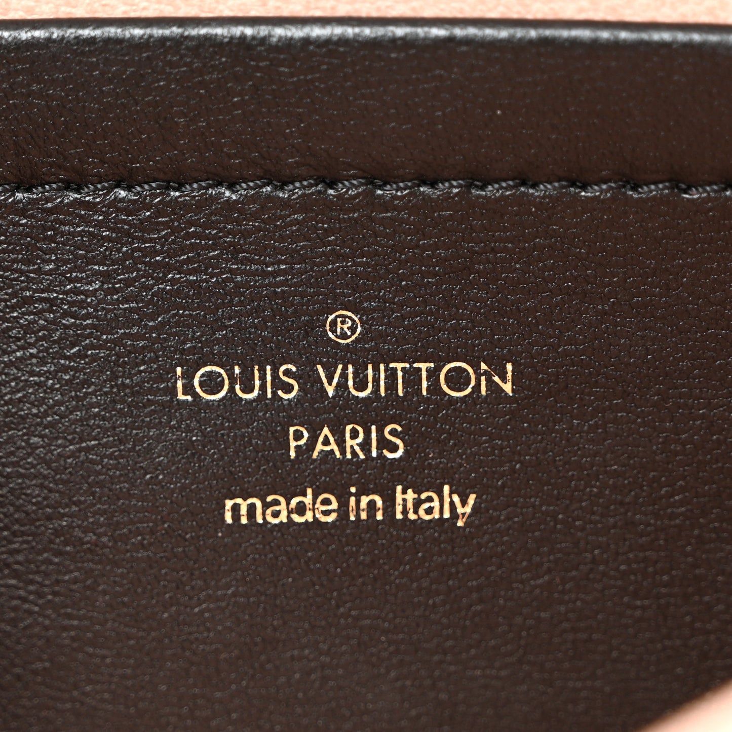 Lambskin Embossed Monogram Pochette Coussin Black