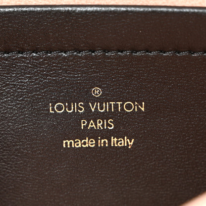 Louis Vuitton Lambskin Embossed Monogram Pochette Coussin Black 7 of 10