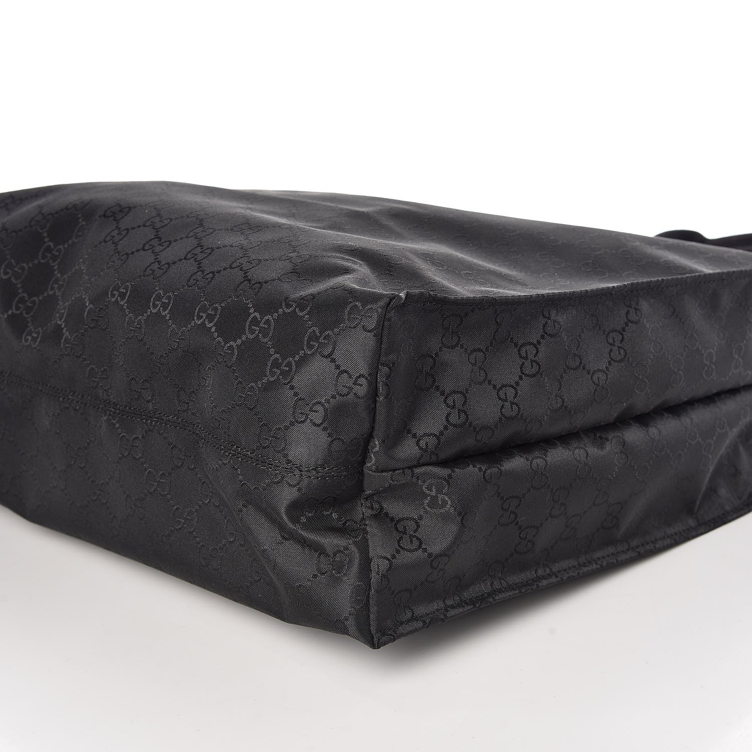 Gucci Nylon Monogram Vertical Tote Black 6 of 9