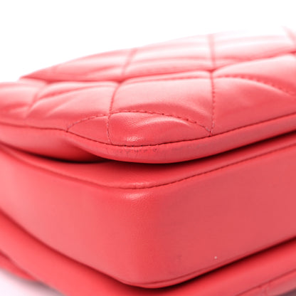 Chanel Lambskin Quilted Small Trendy CC Flap Dual Handle Bag Coral 10 of 19