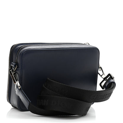 Christian Dior x Descente Double Zip Crossbody Navy Blue 3 of 12