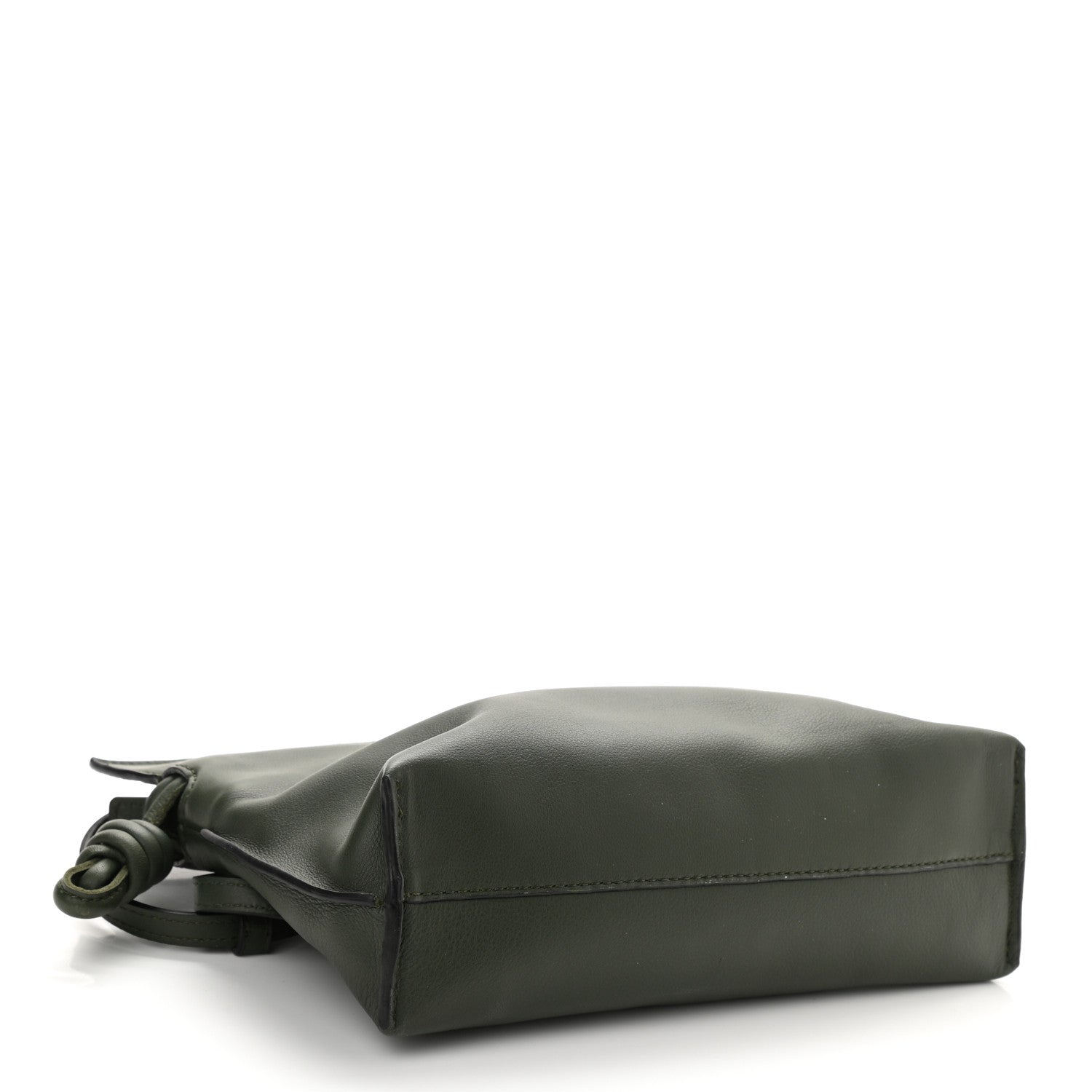 Loewe Calfskin Mini Flamenco Knot Bag Khaki 4 of 8